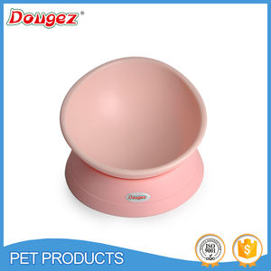 Ângulo destacável ajustável antiderrapante resistente ao desgaste rosa japonês personalizado Pet Alimentação Bowl - Product Image 3