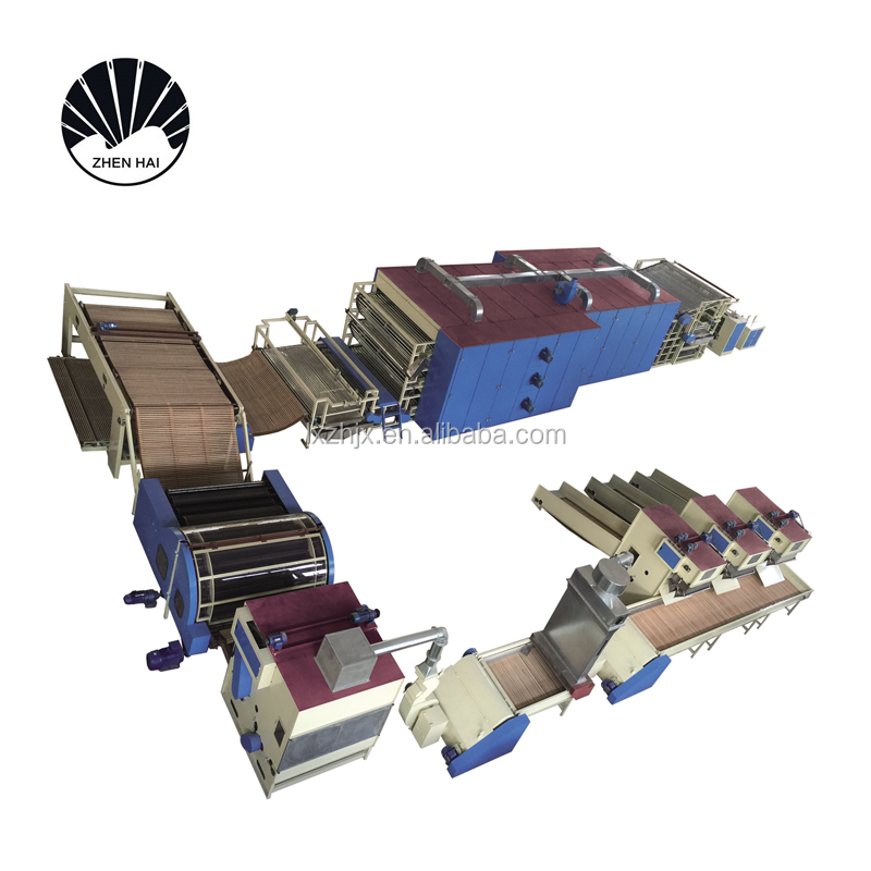 PWJM-1 нетканый спрей ватин полиэфирного волокна производственную линию