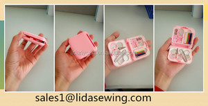 Nouvelle arrivée Portable Mini voyage PP Box couture avec couleur aiguille à coudre fils à coudre Kits DIY Set accueil outils - Product Image 1