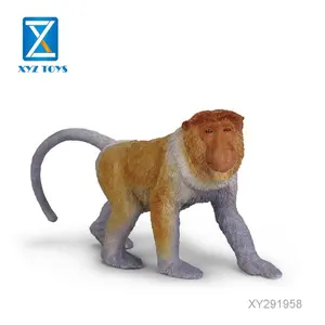 현실적인 동물원 야생 동물 플라스틱 원숭이 장난감