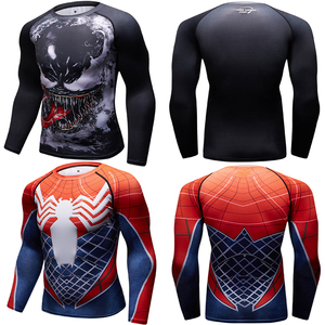 T-shirt de compression à manches longues pour <span class=keywords><strong>homme</strong></span> MMA 5XL <span class=keywords><strong>Surf</strong></span> Rash Guard Fitness Clothing - Product Image 4