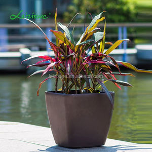 Vaso da Interno Quadrato in Plastica Lucida <span class=keywords><strong>per</strong></span> <span class=keywords><strong>Rose</strong></span>, Piante e Alberi, <span class=keywords><strong>per</strong></span> Ufficio, Hotel e Soggiorno - Product Image 4