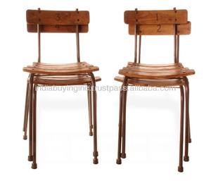 เก้าอี้รับประทานอาหารทำจากไม้เนื้อแข็งนุ่มสบายพร้อมเบาะรองนั่งสำหรับบ้านและร้านอาหารเก้าอี้ห้องนั่งเล่น - Product Image 1