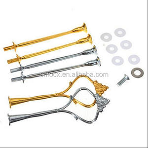 Silver Gold Cake <strong>Plate</strong> <strong>Stand</strong> / Wedding Party Crown Rod / Metal Wedding Cake <strong>Stand</strong> - Product Image 5