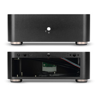 RGeek-fundas de aluminio personalizadas L65 OEM, carcasa delgada de aleación Industrial para ordenador de escritorio, Mini Itx PC