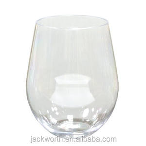 JACK WORTH 16 OZ Acrylic <b>Stemless</b> <b>Wine</b> <b>Glass</b> 500ml Capacity Durable and Shatter-Resistant for Party Use - Product Image 4