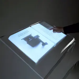 새로운 디자인, 상호 작용하는 회의 투상 책, 박물관 전시회를 위한 3d 가상 전자 책 모형.