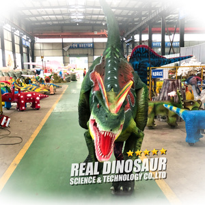 Disfraz de <span class=keywords><strong>dinosaurio</strong></span> de baile para adulto, traje de cosplay realista para caminar - Product Image 4