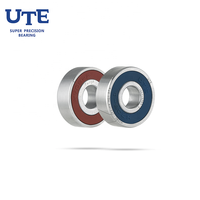 UTE 708C P4 Bantalan Bola Kontak Sudut Presisi Tinggi Kecepatan Tinggi 8x22x7mm dengan Wadah Bakelite 2RZ untuk Spindle Mesin CNC