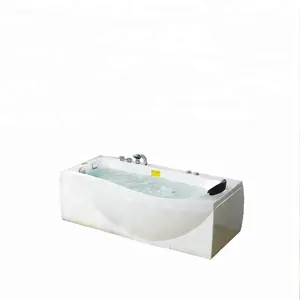 SM6004 Wholesale 59" inch massage corner apron shower acrylic bathtub whirlpool Hydromassage hot bath tub