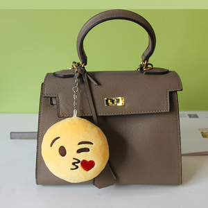 Promozionale regali e forniture catene soffiare un bacio emoji emoji portachiavi peluche per Natale - Product Image 3