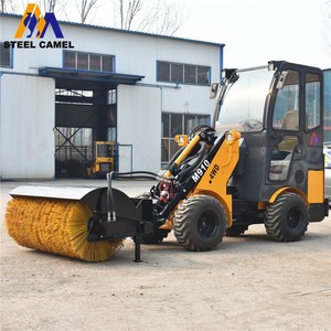 1.9m di neve pulizia strada spazzatrice spazzola per skid steer loader attaccamento