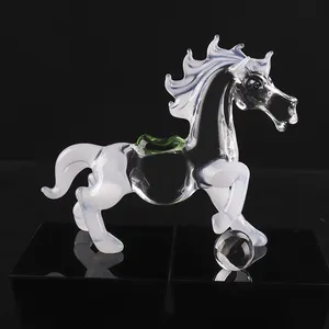 Custom crystal statue gifts animal figurine business gifts crystal horse statues