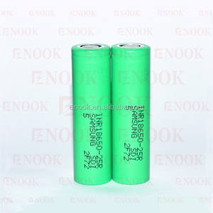 По всему миру Оригинал INR 18650 Samsung 25R 2500 мАч 3.7 В Литий-Ионная аккумуляторная Батарея - Product Image 4