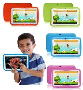 Düşük fiyat! Tablet çocuklar için 7 "1024*600 Çocuk Tablet RK3126 Çift çekirdekli Wifi 512 MB/4 GB android 4.4 Play store