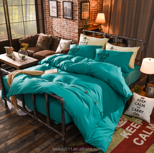 100% Cotton <strong>Green</strong> <strong>Stripe</strong> <strong>Bedding</strong> Set/<strong>Bedding</strong> Sheet/Dovet Cover BS11703 - Product Image 1