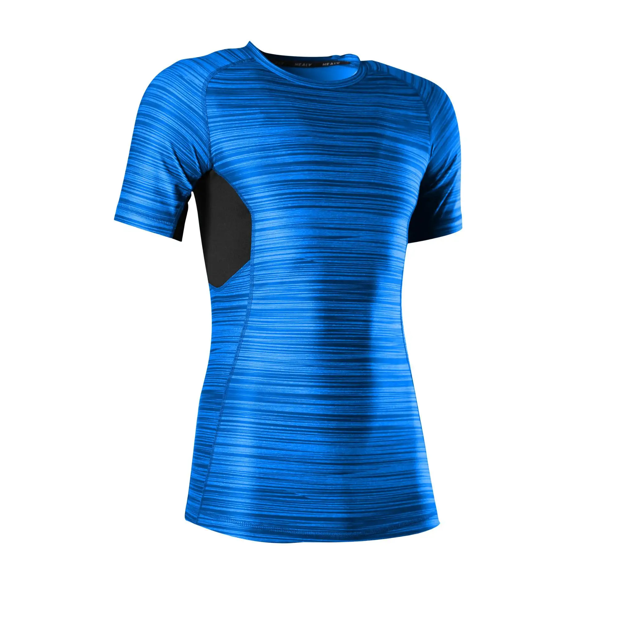 Gli uomini di Matrice di Compressione top Quick Dry Tee Shirt Camicia Palestra Per Il Fitness Abbigliamento Sportivo Uomo