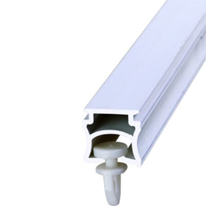 Riel de cortina de tiras de <span class=keywords><strong>pvc</strong></span>, montaje de techo de alta resistencia americano, con rueda de riel de cortina - Product Image 4