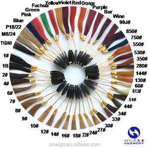 Yuanxuang — extensions de cheveux remy, 9 couleurs, 300 brins, 20 pouces, 1 grammes/brin, cuticules, trame double, extensions capillaires, vente en gros, en STOCK - Product Image 6