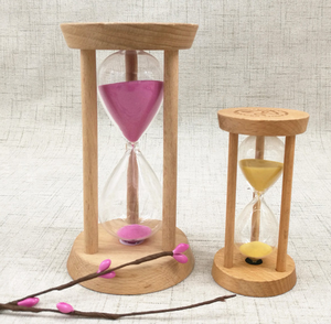 <span class=keywords><strong>Sablier</strong></span> en bois de <span class=keywords><strong>3</strong></span> <span class=keywords><strong>minutes</strong></span>, heure de verre, minuterie de sable - Product Image 3