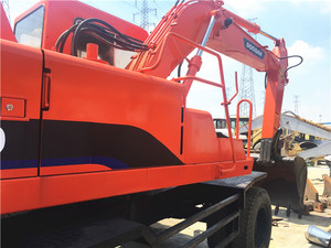 <b>Used</b> Doosan DH140W Wheel Excavator, Doosan Wheel Excavator,<b>Used</b> Doosan DH150W-7 Wheel Excavator - Product Image 4