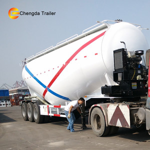 3 ejes 60ton en forma de V tanque de cemento bulker remolque de camión semi - Product Image 5