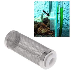 Filtre d'aquarium 5 pièces pour poissons/crevettes, filet à mailles en acier inoxydable, tube filtrant pour protection contre les chutes - Product Image 1