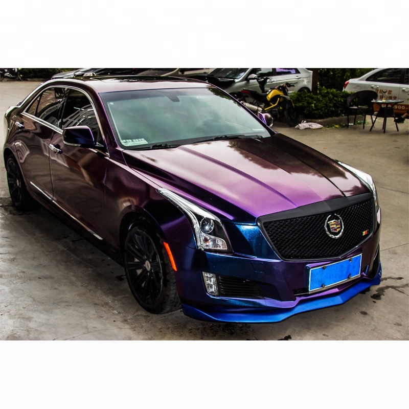 Новинка, виниловые Стикеры для автомобиля, хамелеон, жемчуг, фиолетовый-синий цвет