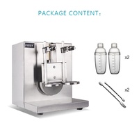 Machine à shaker pour bubble tea FEST, machine à boba, machine à thé au lait, machine à shaker automatique pour bubble tea et boissons, avec 2 gobelets en plastique
