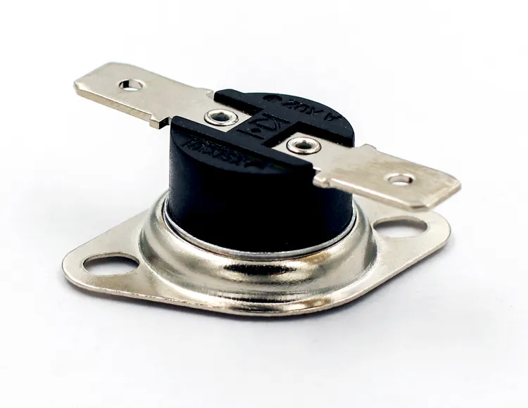 KH imalatı sıcaklık anahtarı 120V 240V termal yapış eylem disk anahtarları termal koruma araba koltuğu ısıtıcı termostat