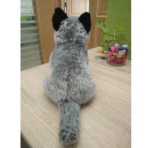 Adorable Peluche de Perro <span class=keywords><strong>Husky</strong></span> <span class=keywords><strong>Siberiano</strong></span> de 10 Pulgadas, Juguete de Peluche Suave para Niños, Regalo - Product Image 4