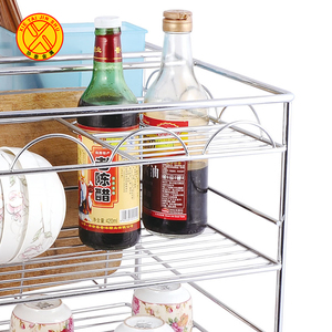 2024 recién llegado utensilios de cocina estante para platos con marco de alambre de 2 niveles - Product Image 5