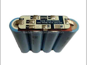 Prezzo di fabbrica li ion 18650 4s1p batteria agli ioni di litio 14.8v/2.6ah per l'e- bicicletta, e- bici, e- moto, scooter - Product Image 1