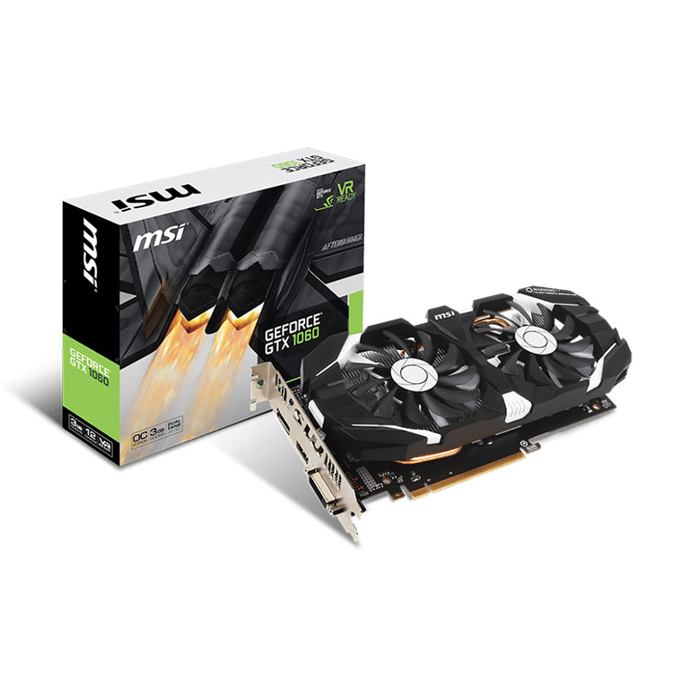 グラフィックスカードmsi Gtx1060 3gb Gddr5 6ピン192ビット