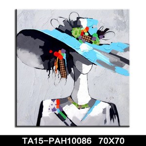 Chinois date moderne sexy femmes 100% peint à la main toile <span class=keywords><strong>peinture</strong></span> à l'huile - Product Image 1