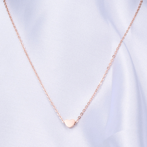 Vendita calda di <span class=keywords><strong>san</strong></span> <span class=keywords><strong>Valentino</strong></span> 18k Oro Rosa <span class=keywords><strong>Collana</strong></span> di Gioielli In Argento In Acciaio Inox Piccolo Pendente Del Cuore Della <span class=keywords><strong>Collana</strong></span> - Product Image 4