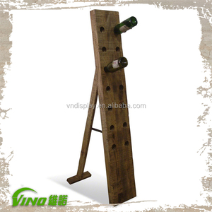 ชั้นวางไวน์ทำจากไม้รูปทรงหนึ่งสไตล์อุตสาหกรรมดีไซน์ให้เป็นมิตรกับสิ่งแวดล้อมและพับเก็บได้สำหรับตู้โชว์ไวน์ที่มีสไตล์ - Product Image 4