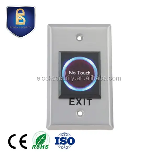 Toptan Fiyat Kızılötesi Sensör No Touch çıkış anahtarı düğmesi CE sertifikası ile