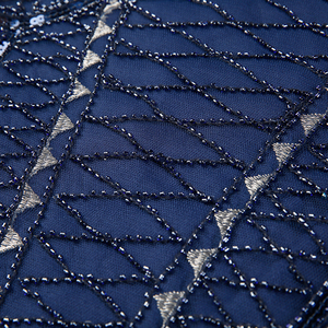 <span class=keywords><strong>Gonna</strong></span> Aderente al Ginocchio con Cerniera Laterale, Mini <span class=keywords><strong>Gonna</strong></span> Corta con Paillettes e Glitter per Donna - Product Image 3