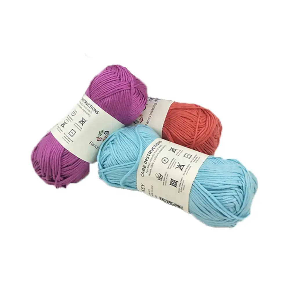 Charmkey Hot Sale Bamboo Blended Cotton Yarn for Hand Knitting Sweater or DIY Toy