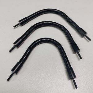 Col de cygne Pinces/Col De Cygne <span class=keywords><strong>flexible</strong></span> Support De Lampe/col de cygne Pour Tablette de Support de Table de Fixation Bras Noir En Plastique <span class=keywords><strong>Flexible</strong></span> Tuyau - Product Image 2