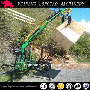 ATV Towable 3 Tấn Gỗ Trailer Forestey Củi <span class=keywords><strong>Log</strong></span> Wagon Với Vật Lộn - Product Image 2