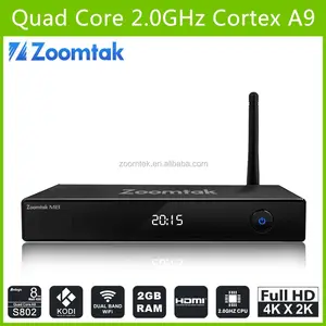 M8 amlogic s802 Android Quad Core Digital convertidores de televisión Wifi Smart Box Android TV Box