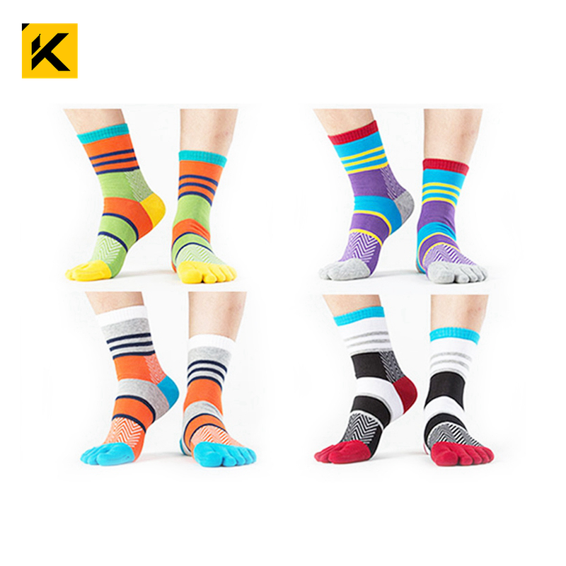 KT1-A561 cotton five fingers 5 toe sock five-toe socks five finger toes socks