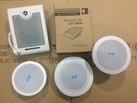 Usine-Direct 3W/6W/10W PA système haut-parleur de plafond 5 pouces/6 pouces 100V entraîné 8 Ohm avec communication auxiliaire