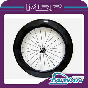 Roue de Piste à Disque en Carbone 700c pour VTT, Jante Vélo Entièrement en Carbone à Pneu ou à Boyau - Product Image 2