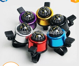 Shinesoon TP-720164 thép hàng đầu và cơ sở tay lái gắn mini xe đạp chuông với la bàn và sừng 80mm - Product Image 2