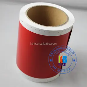 PVC乙烯基红色粘合剂热转印贴纸热标签