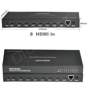 DIGICAST 1080P 60 FPS AC3 Audio 8 canali HD MI IPTV codificatore Streaming Video RTMP RTSP HLS soluzione TV Live - Product Image 6