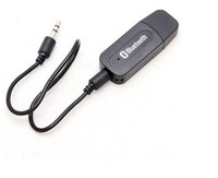 PIX-LINK Logo personnalisé USB/AUX 3.5mm Dent bleu Récepteur de musique audio stéréo sans fil/Adaptateur Dongle